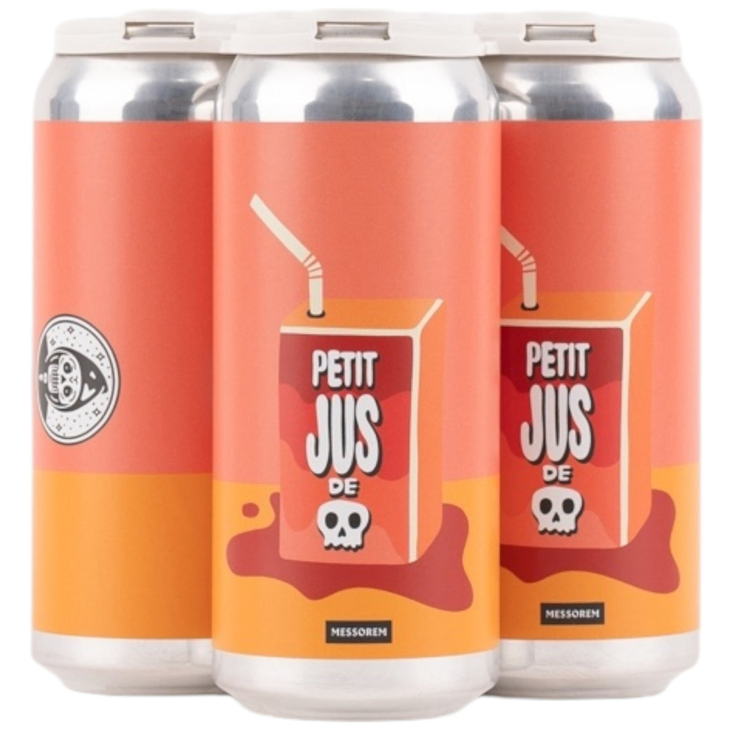 PETIT JUS DE MORT : FRAMBOISE + PECHE - SMOOTHIE SOUR - 4 x 473ml